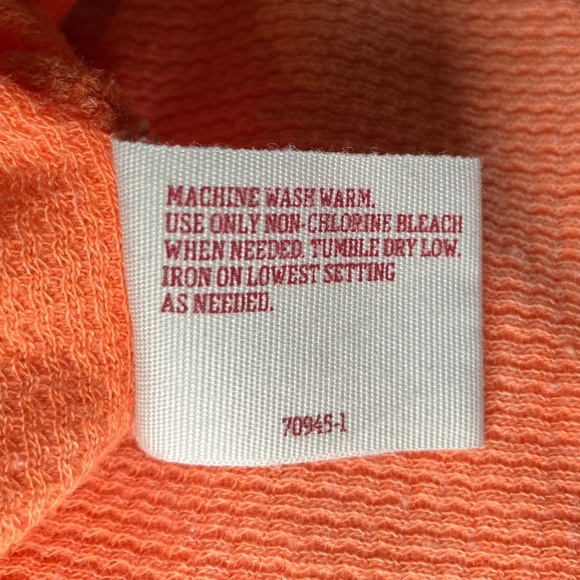 Arizona Jeans Tangerine Long Sleeve Top - Picture 5 of 5